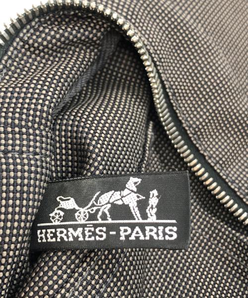 HERMES（エルメス）HERMES (エルメス) エールラインMM グレー×ブラックの古着・服飾アイテム