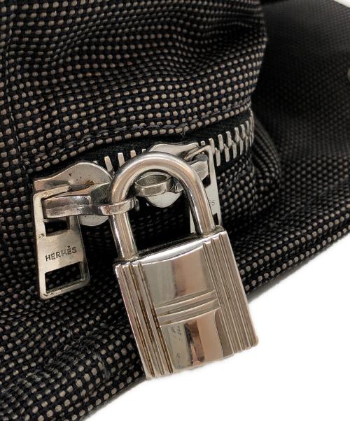 HERMES（エルメス）HERMES (エルメス) エールラインMM グレー×ブラックの古着・服飾アイテム