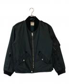 VINTAGEヴィンテージ）の古着「ROYAL CANADIAN AIR FORCE FLIGHT JACKET」｜ブラック