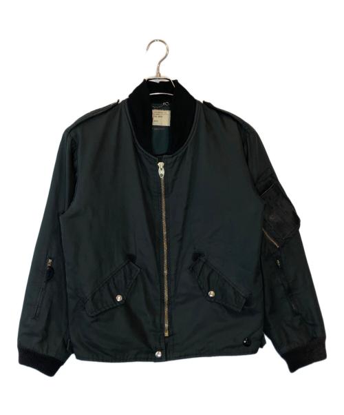 VINTAGE（ヴィンテージ）VINTAGE (ヴィンテージ) ROYAL CANADIAN AIR FORCE FLIGHT JACKET ブラック サイズ:7036の古着・服飾アイテム