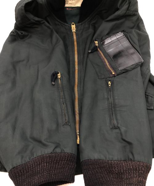 VINTAGE（ヴィンテージ）VINTAGE (ヴィンテージ) ROYAL CANADIAN AIR FORCE FLIGHT JACKET ブラック サイズ:7036の古着・服飾アイテム