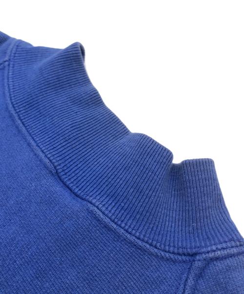 Champion REVERSE WEAVE（チャンピオン リバース ウィーブ）Champion REVERSE WEAVE (チャンピオン リバース ウィーブ) モックネック リバースウィーブスウェット ブルー サイズ:X‐LARGEの古着・服飾アイテム