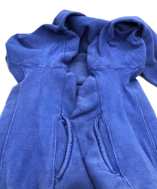 Champion REVERSE WEAVE（チャンピオン リバース ウィーブ）Champion REVERSE WEAVE (チャンピオン リバース ウィーブ) モックネック リバースウィーブスウェット ブルー サイズ:X‐LARGEの古着・服飾アイテム