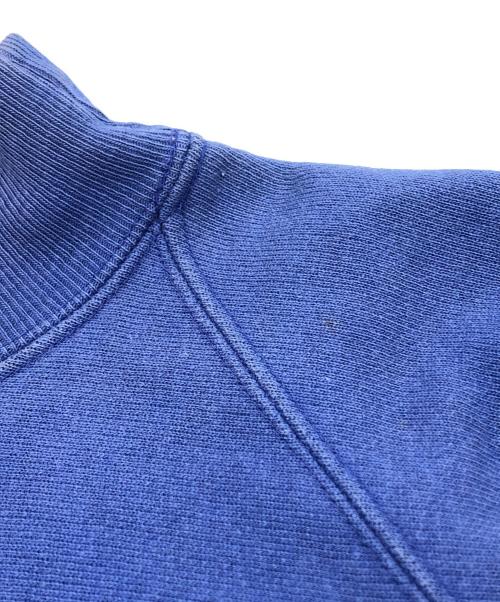 Champion REVERSE WEAVE（チャンピオン リバース ウィーブ）Champion REVERSE WEAVE (チャンピオン リバース ウィーブ) モックネック リバースウィーブスウェット ブルー サイズ:X‐LARGEの古着・服飾アイテム