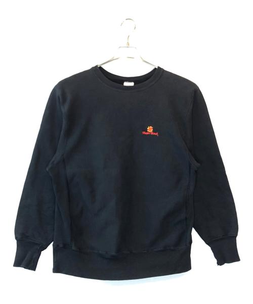 Champion（チャンピオン）Champion (チャンピオン) 刺繍リバースウィーブスウェット ブラック サイズ:LARGEの古着・服飾アイテム