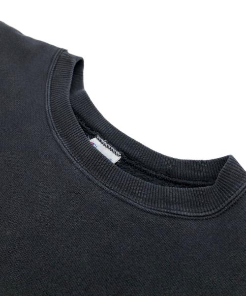 Champion（チャンピオン）Champion (チャンピオン) 刺繍リバースウィーブスウェット ブラック サイズ:LARGEの古着・服飾アイテム