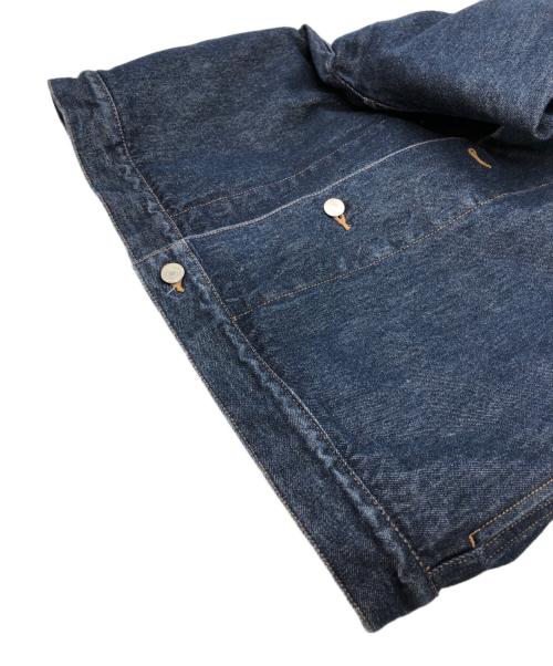 BEAUTY&YOUTH（ビューティーアンドユース）BEAUTY&YOUTH (ビューティーアンドユース) ハイツイスト デニム ブルゾン インディゴ サイズ:Sの古着・服飾アイテム