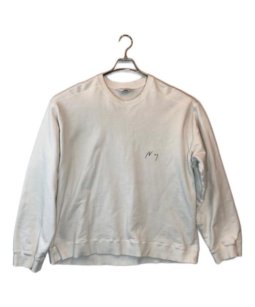 ANCELLM（アンセルム）ANCELLM (アンセルム) AGING OVER SWEAT SHIRT アイボリー サイズ:SIZE 1の古着・服飾アイテム