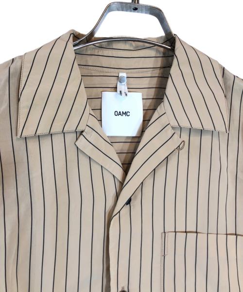 OAMC（オーエーエムシー）OAMC (オーエーエムシー) ストライプシャツ ベージュ サイズ:Sの古着・服飾アイテム