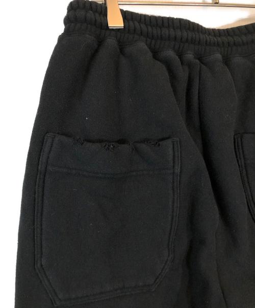 ANCELLM（アンセルム）ANCELLM (アンセルム) CRASH SWEAT LAYERED PANTS ブラック サイズ:1の古着・服飾アイテム