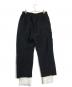 ANCELLM (アンセルム) CRASH SWEAT LAYERED PANTS ブラック サイズ:1：18000円