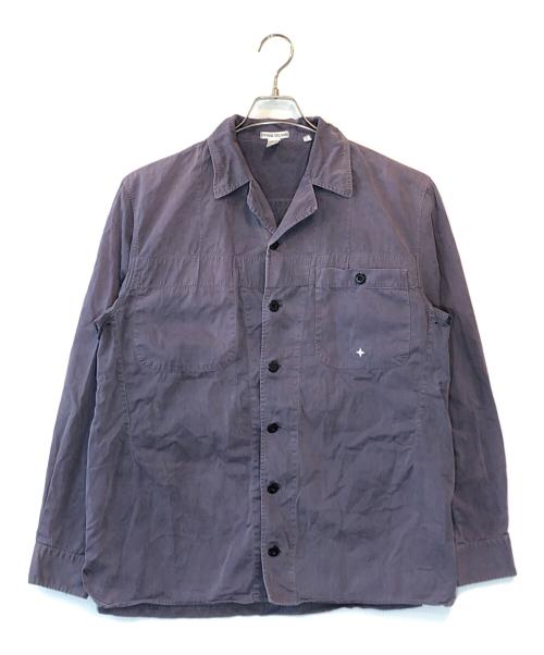 STONE ISLAND（ストーンアイランド）STONE ISLAND (ストーンアイランド) シャツ パープル サイズ:Mの古着・服飾アイテム