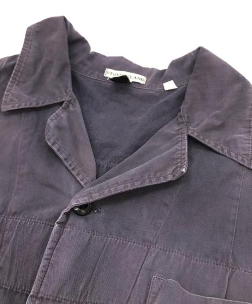 STONE ISLAND（ストーンアイランド）STONE ISLAND (ストーンアイランド) シャツ パープル サイズ:Mの古着・服飾アイテム