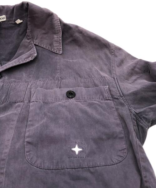 STONE ISLAND（ストーンアイランド）STONE ISLAND (ストーンアイランド) シャツ パープル サイズ:Mの古着・服飾アイテム