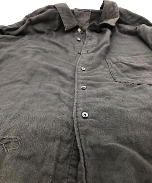 ANCELLM（アンセルム）ANCELLM (アンセルム) DOUBLEGAUZE CRASH LS SHIRT オリーブ サイズ:SIZE 1の古着・服飾アイテム