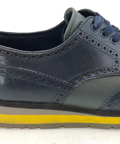 PRADA SPORTS（プラダスポーツ）PRADA SPORTS (プラダスポーツ) ウィングチップシューズ ネイビー サイズ:７ １/2の古着・服飾アイテム