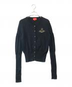 Vivienne Westwood RED LABELヴィヴィアンウエストウッドレッドレーベル）の古着「刺繍カーディガン」｜ブラック