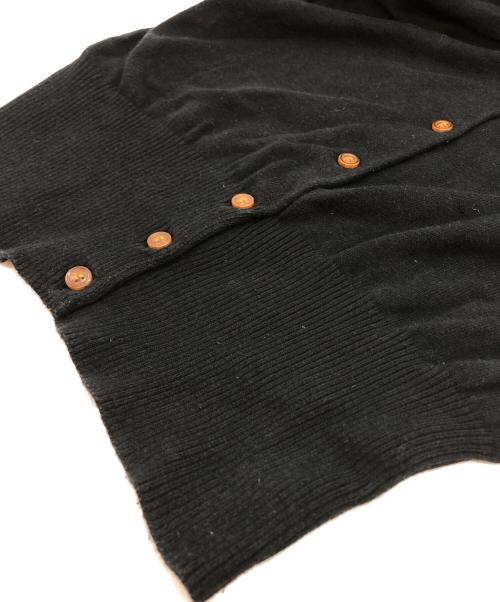 Vivienne Westwood RED LABEL（ヴィヴィアンウエストウッドレッドレーベル）Vivienne Westwood RED LABEL (ヴィヴィアンウエストウッドレッドレーベル) 刺繍カーディガン ブラック サイズ:2の古着・服飾アイテム