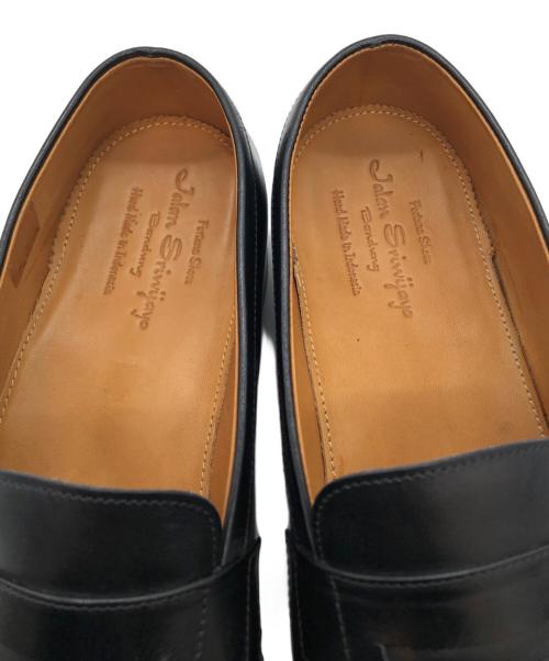 Jalan Sriwijaya（ジャランスリウァヤ）Jalan Sriwijaya (ジャランスリウァヤ) コインローファー ブラック サイズ:7 1/2の古着・服飾アイテム