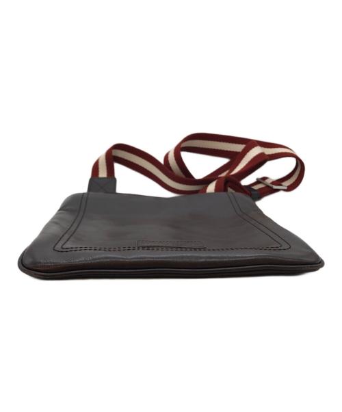 BALLY（バリー）BALLY (バリー) レザーショルダーバッグ ブラウンの古着・服飾アイテム