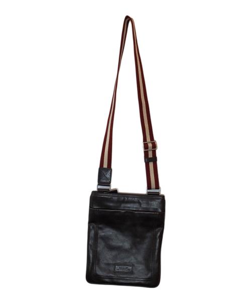 BALLY（バリー）BALLY (バリー) レザーショルダーバッグ ブラウンの古着・服飾アイテム