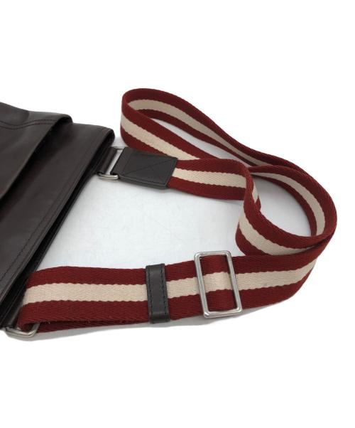 BALLY（バリー）BALLY (バリー) レザーショルダーバッグ ブラウンの古着・服飾アイテム