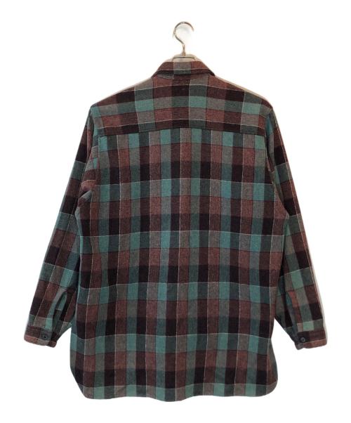 THE SEED BY WILLY CHAVARRIA（ザ シード バイ ウィリーチャバリア）THE SEED BY WILLY CHAVARRIA (ザ シード バイ ウィリーチャバリア) BIGMAC SHIRTS CHECK ブラウン サイズ:42の古着・服飾アイテム