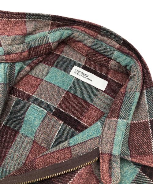 THE SEED BY WILLY CHAVARRIA（ザ シード バイ ウィリーチャバリア）THE SEED BY WILLY CHAVARRIA (ザ シード バイ ウィリーチャバリア) BIGMAC SHIRTS CHECK ブラウン サイズ:42の古着・服飾アイテム