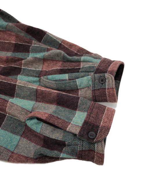 THE SEED BY WILLY CHAVARRIA（ザ シード バイ ウィリーチャバリア）THE SEED BY WILLY CHAVARRIA (ザ シード バイ ウィリーチャバリア) BIGMAC SHIRTS CHECK ブラウン サイズ:42の古着・服飾アイテム