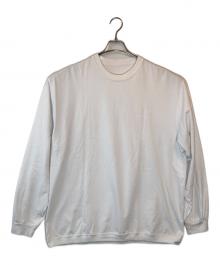 The Ennoy Professional（ザ エンノイ プロフェッショナル）の古着「ロングスリーブヘムリブTシャツ」｜ホワイト