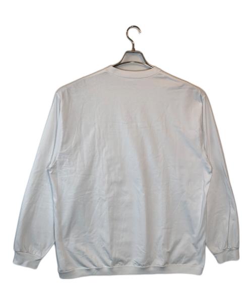 The Ennoy Professional（ザ エンノイ プロフェッショナル）THE ENNOY PROFESSIONAL (ザ エンノイ プロフェッショナル) ロングスリーブヘムリブTシャツ ホワイト サイズ:XXLの古着・服飾アイテム