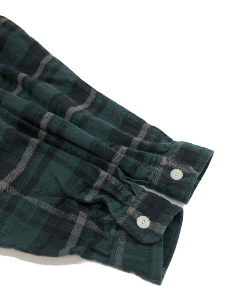DESCENDANT（ディセンダント）DESCENDANT (ディセンダント) VANNING PLAID LS SHIRT グリーン サイズ:2の古着・服飾アイテム