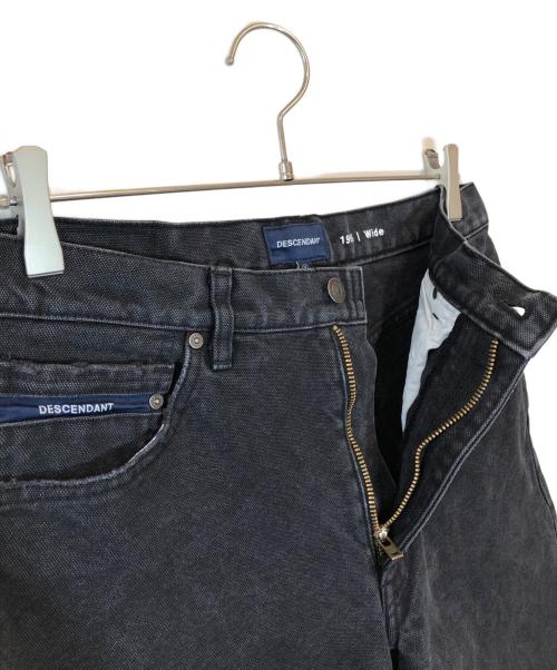 DESCENDANT（ディセンダント）DESCENDANT (ディセンダント) 1995 DUCK TROUSERS BAGGY ブラック サイズ:2の古着・服飾アイテム