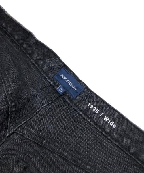 DESCENDANT（ディセンダント）DESCENDANT (ディセンダント) 1995 DUCK TROUSERS BAGGY ブラック サイズ:2の古着・服飾アイテム
