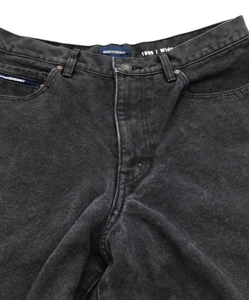 DESCENDANT（ディセンダント）DESCENDANT (ディセンダント) 1995 DUCK TROUSERS BAGGY ブラック サイズ:2の古着・服飾アイテム