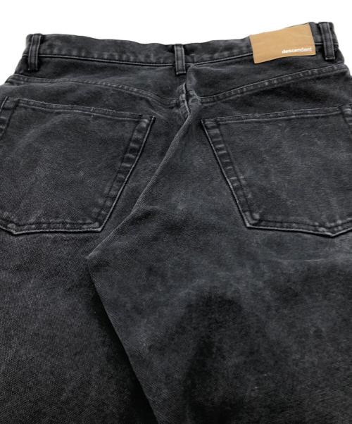 DESCENDANT（ディセンダント）DESCENDANT (ディセンダント) 1995 DUCK TROUSERS BAGGY ブラック サイズ:2の古着・服飾アイテム