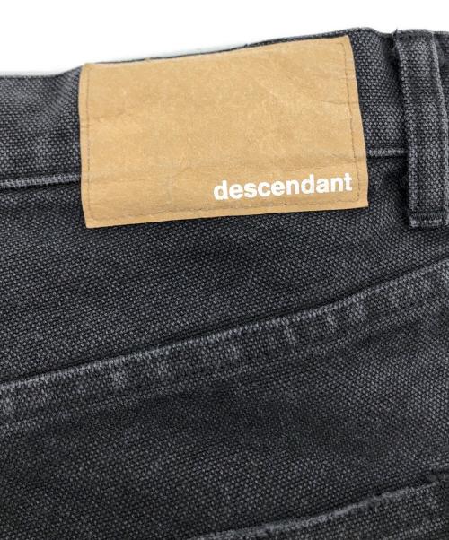 DESCENDANT（ディセンダント）DESCENDANT (ディセンダント) 1995 DUCK TROUSERS BAGGY ブラック サイズ:2の古着・服飾アイテム