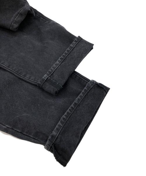 DESCENDANT（ディセンダント）DESCENDANT (ディセンダント) 1995 DUCK TROUSERS BAGGY ブラック サイズ:2の古着・服飾アイテム