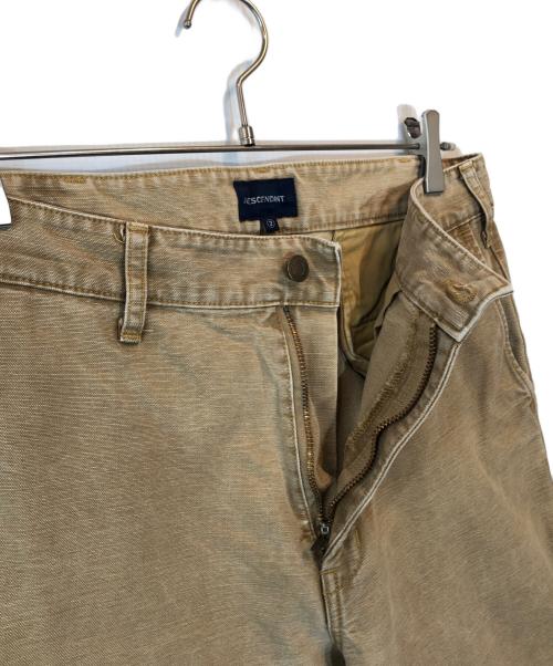 DESCENDANT（ディセンダント）DESCENDANT (ディセンダント) DET DOUBLE KNEE TROUSERS ベージュ サイズ:2の古着・服飾アイテム