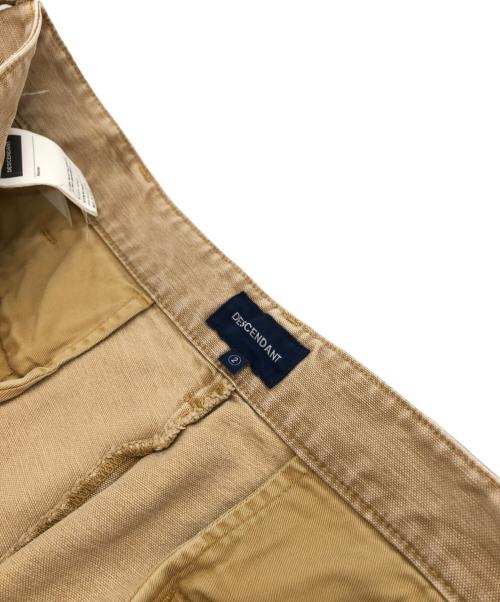 DESCENDANT（ディセンダント）DESCENDANT (ディセンダント) DET DOUBLE KNEE TROUSERS ベージュ サイズ:2の古着・服飾アイテム