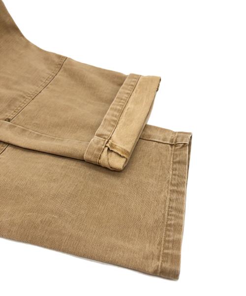 DESCENDANT（ディセンダント）DESCENDANT (ディセンダント) DET DOUBLE KNEE TROUSERS ベージュ サイズ:2の古着・服飾アイテム