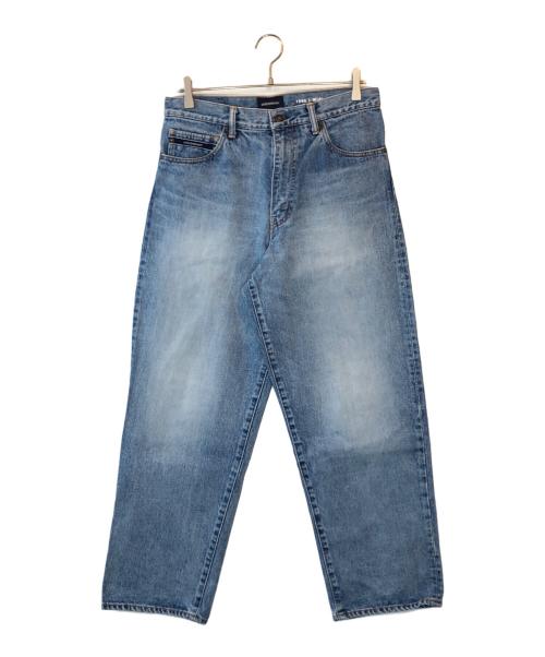 DESCENDANT（ディセンダント）DESCENDANT (ディセンダント) 1995 DENIM TROUSERS BAGGY HARD WASH ブルー サイズ:2の古着・服飾アイテム