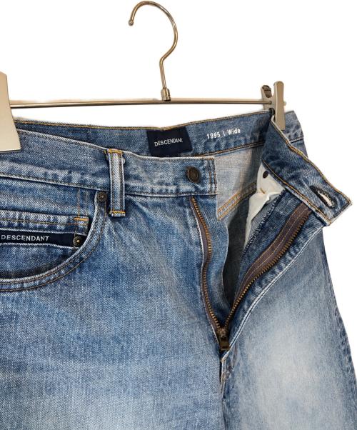 DESCENDANT（ディセンダント）DESCENDANT (ディセンダント) 1995 DENIM TROUSERS BAGGY HARD WASH ブルー サイズ:2の古着・服飾アイテム