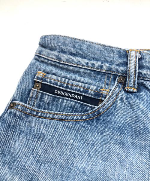 DESCENDANT（ディセンダント）DESCENDANT (ディセンダント) 1995 DENIM TROUSERS BAGGY HARD WASH ブルー サイズ:2の古着・服飾アイテム