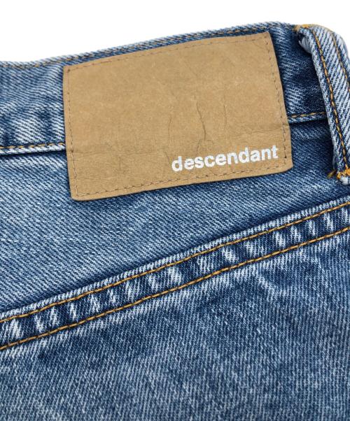 DESCENDANT（ディセンダント）DESCENDANT (ディセンダント) 1995 DENIM TROUSERS BAGGY HARD WASH ブルー サイズ:2の古着・服飾アイテム