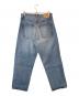 DESCENDANT (ディセンダント) 1995 DENIM TROUSERS BAGGY HARD WASH ブルー サイズ:2：20000円