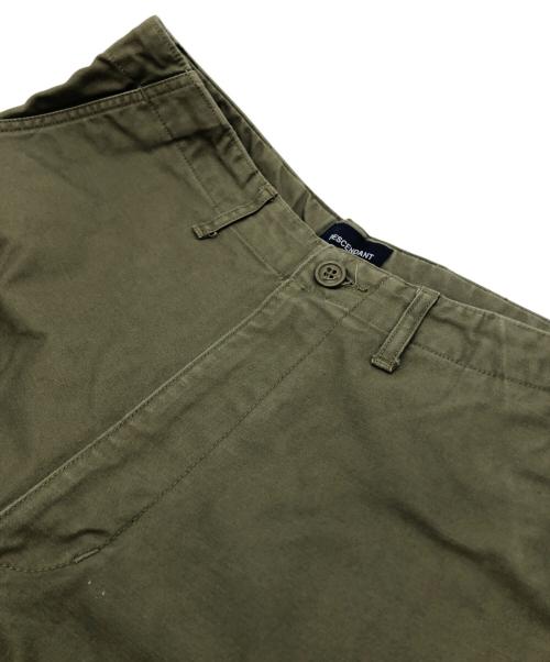 DESCENDANT（ディセンダント）DESCENDANT (ディセンダント) BUCKET CARGO TROUSERS オリーブ サイズ:2の古着・服飾アイテム