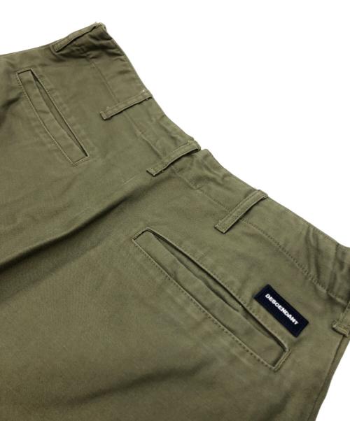 DESCENDANT（ディセンダント）DESCENDANT (ディセンダント) BUCKET CARGO TROUSERS オリーブ サイズ:2の古着・服飾アイテム
