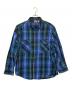 FIVE BROTHER（ファイブブラザー）の古着「ヘビーフランネルチェックシャツ」｜ブルー