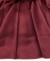 中古・古着 UN3D. (アンスリード) オリガミプリーツサテンバイカラースカート ボルドー サイズ:38：7000円